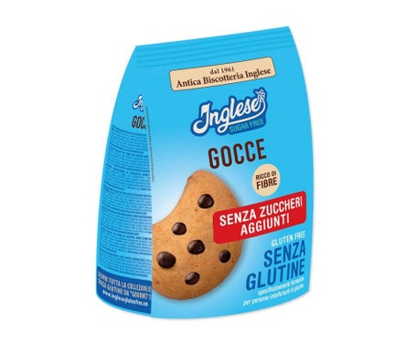 Inglese Sugar Free Galletas Gotas Chocolate Sin Gluten 200g