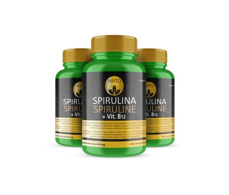 Phytofarma Spirulina + Vitamina B12 3x300caps