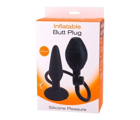 Seven Creations Inflatable Butt Plug Large black 260 - Dildos