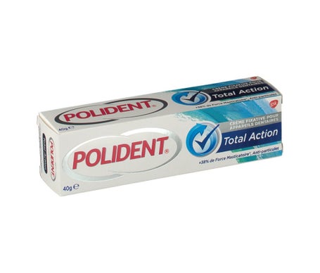 Polident Total Action Crema Fija Dispositivo Dental Acción Fijadora Tubo 40 G