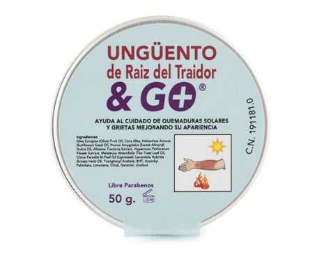 & Go Ungüento de Raíz del Traidor Quemaduras 50g