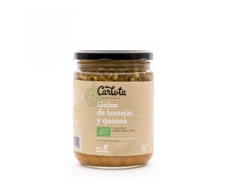 Carlota Organic Guiso Lentejas Quinoa Bio 425g