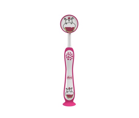 Chicco Escova de Dentes Hipopótamo Rosa Criança 3-6A 1 Unidade