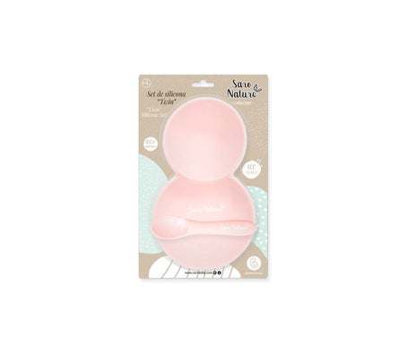 Saro Twin Set Alimentación Silicona Rosa