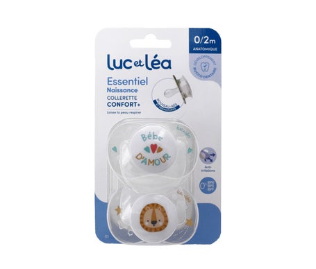 Luc Et Léa Essentiel Duo E1 Chupete Recién Nacido 0-2M 2uds