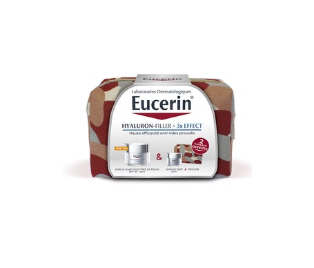 Eucerin Hyaluron-Filler 3x Effect Kit Día Spf30 + Noche + Neceser