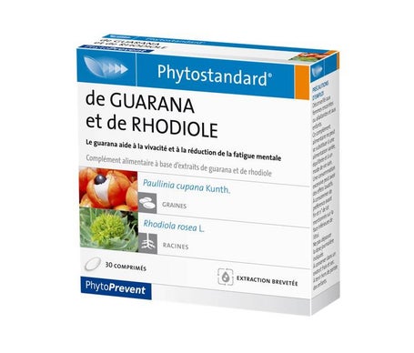 Pileje PhytoPrevent Phytostandard Guarana & Rhodiole 30 comprimidos
