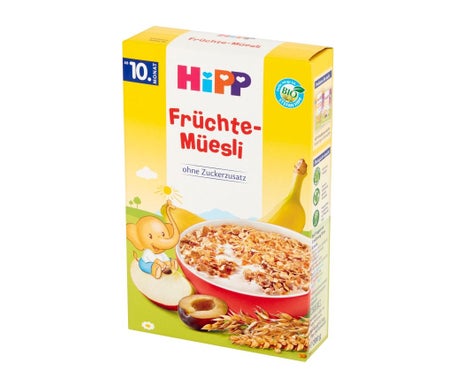 Hipp Muesli Frutas Sin Azúcar +10 M Bio 200 g
