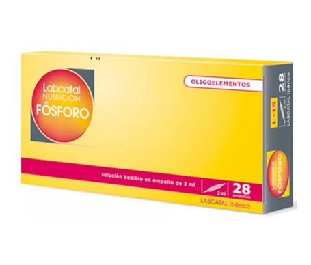 Labcatal 15 fósforo 28 ampx2 ml