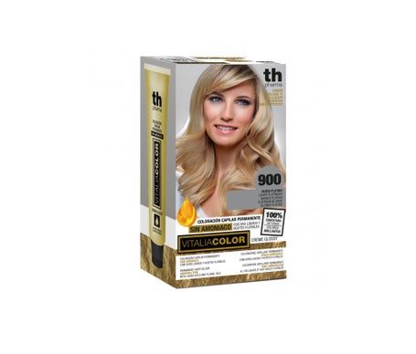 TH Pharma V-Color Tinte Nº 900 Sin Amoniaco Rubio Platino