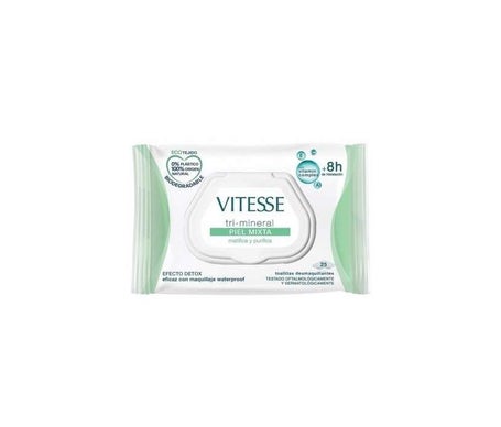 Vitesse Tri-Mineral Toallitas Desmaquillantes Piel Mixta 25uds