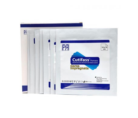 Cutifass Gasa Impregnada 10x10cm 10uds