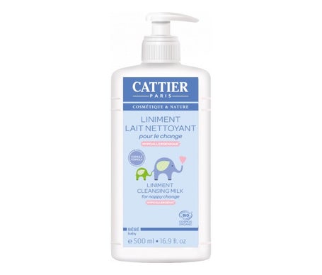 Cattier Linimento Bío Leche Limpiadora para Cambio de Pañales 500ml
