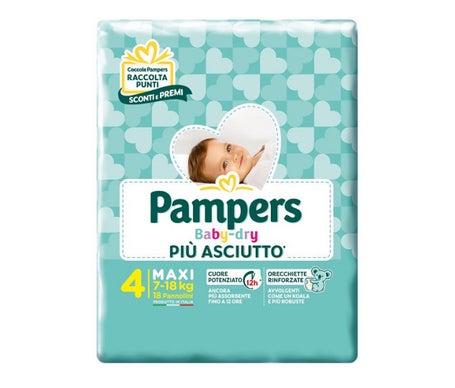 Pampers Baby Dry Downcount XL 6 (15-30 Kg) - Pañales