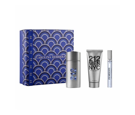 Carolina Herrera 212 Nyc Men Estuche 3uds