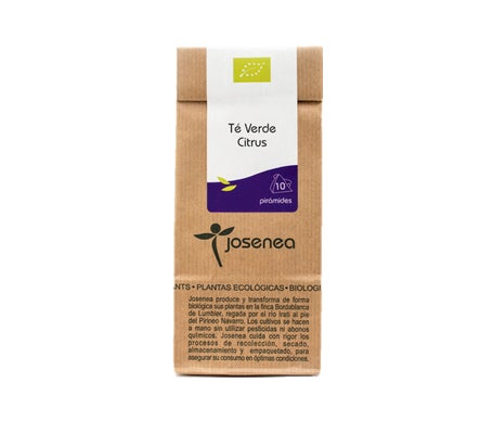 Josenea Té Verde Citrus BIO 10 pirámides