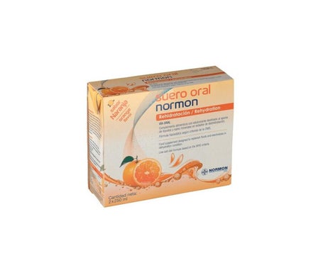 Normon Suero Oral Naranja 2x250ml