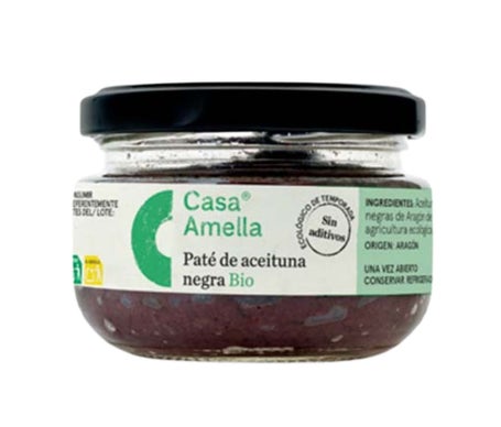 Casa Amella Paté de Aceitunas Negra Sin Gluten Bio 100g | Natural Doctor