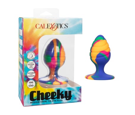 CalExotics Cheeky Medium Swirl Anal Plug 1ud