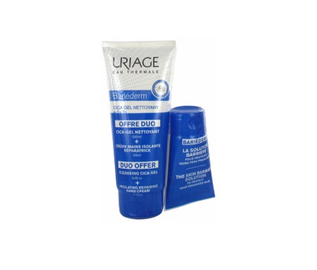 Uriage Bariéderm Cica-Gel Limpiador + Crema Reparadora de Manos 1ud