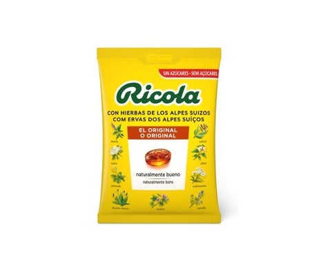 Ricola hierbas caramelos sin azúcar 70g