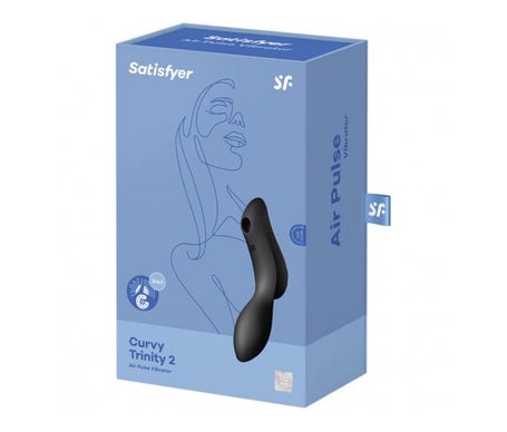 Satisfyer Curvy Trinity 2 Estimulador Vibrador Negro 1ud
