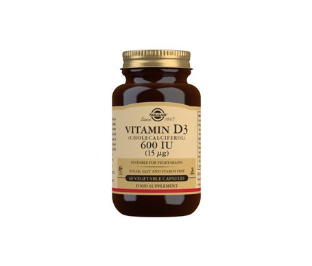 Solgar Vitamina D3 600 UI 15 mcg 60 vcaps