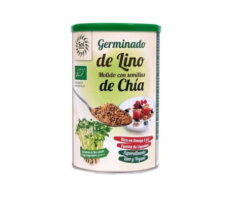 Sol Natural Germinado de Lino Molido Con Chia 300g