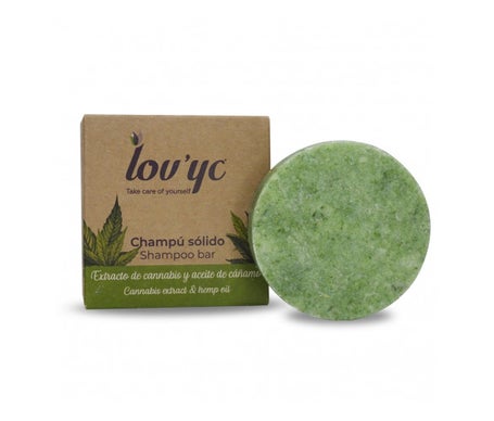 Lovyc Champú Sólido Cannabis y Aceite 50g