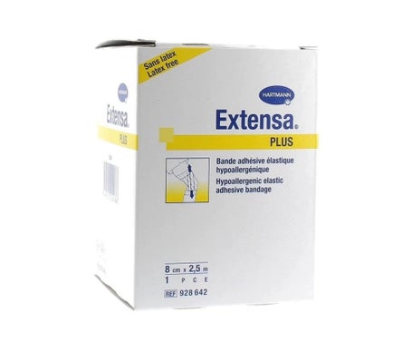 Cinta adhesiva elástica Extensa Plus Blanca 2,5mx8cm