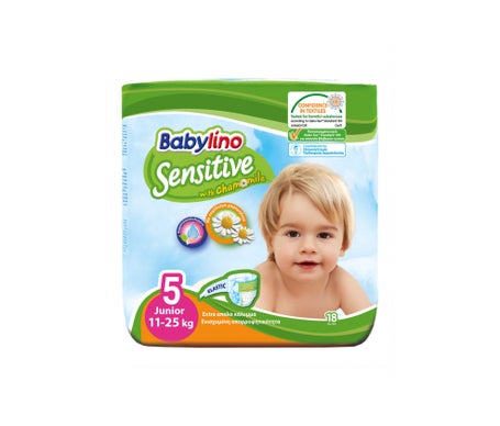 Babylino Sensitive Baby Diapers T5 11-16Kg 18uds
