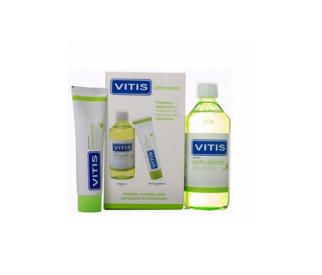 Vitis™ Orthodontic toothpaste 100ml + mouthwash 500ml