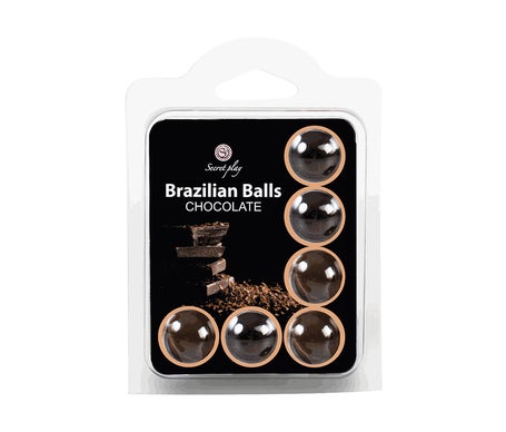 Secretplay Set Brazilians Balls Chocolate 6uds
