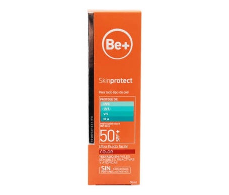 Be+ Skin Protect Ultrafluido Facial Spf50+ Color 50ml