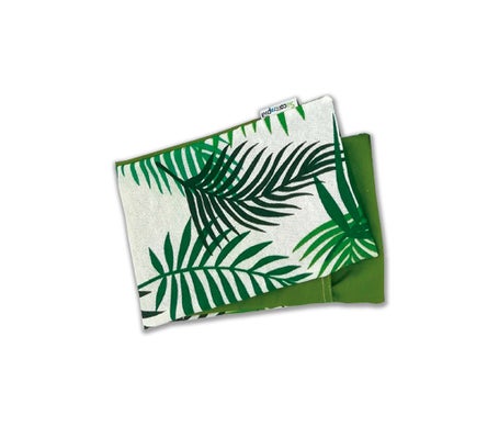 Sacoterapia Saco Térmico Básico Verde con Hojas Verde 1ud