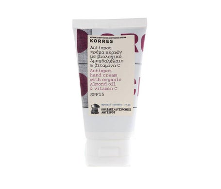 Korres crema de manos almendra & vitamina C 75ml
