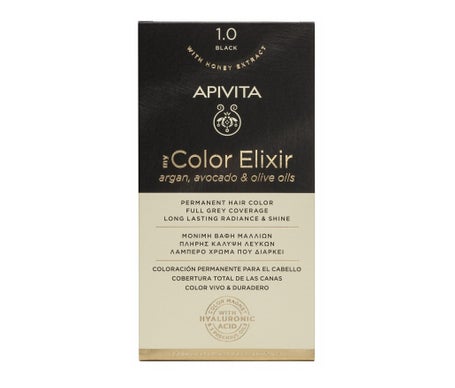 Apivita tinte permanente 1.0 negro