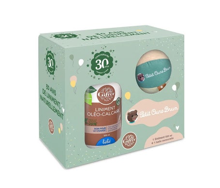 Gifrer Kit Cofre Linimento Oleocalcáreo + Pelota Sensorial