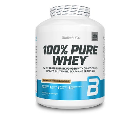 BioTech USA 100% Pure Whey Caramel Cappuccino 2270g | Natural Doctor