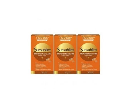 Sunsublim Tanning Clear Skin Tripack 3*28 cápsulas