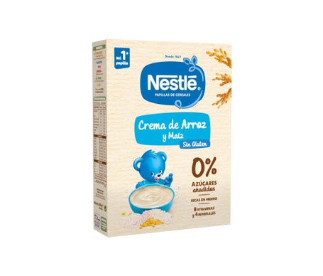 Nestlé Papilla Cereales Maíz y Arroz Sin Gluten 240 g