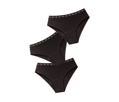 FreeU Pack Logos Braga Primera Menstruación Negro 16A 1ud