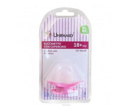 Unifamily Chupete Rosa 18+ Meses 1ud