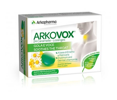 Arkopharma Arkovox Menta Y Eucalipto pastillas 24uds