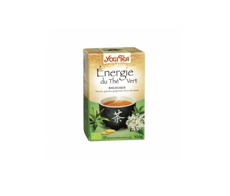 Yogi Tea Ayurvedic Infusion Energy of Green Tea Organic 17 bolsas de 1.8g