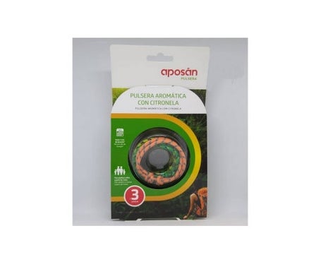 Aposan Pulsera Aromatica Citronela 3uds