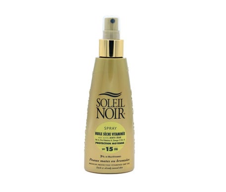 Soleil Noir Spray Aceite Seco Vitaminado SPF15 150ml