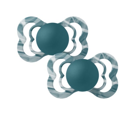 Bibs Supreme Pacifier White Forest Lake 2uds