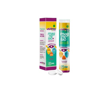 VitalPrim Magnesio Triple Acción Efervescentes 20comp