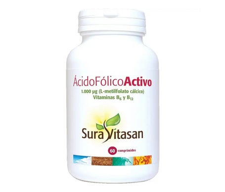 Sura Vitasan Ácido Fólico Activo 60caps